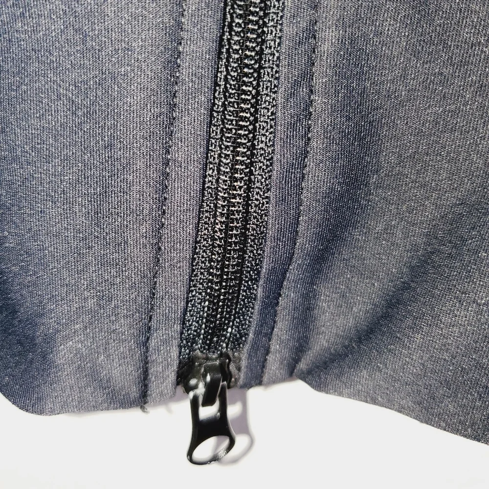 Vogo high neck black zip workout track‎ jacket Womens Small